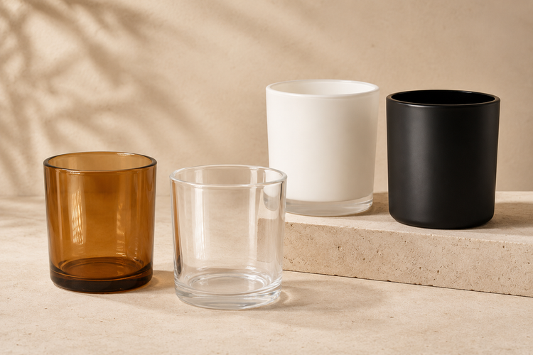 Cambridge Tumbler candle jars – premium, thick-walled seamless glass vessels, sturdy and elegant. Available in various scents and colours in Bathurst & Central West NSW.