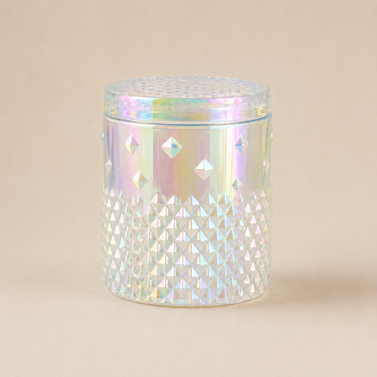Studded Lidded Rainbow candle vessel – The Coven Bx