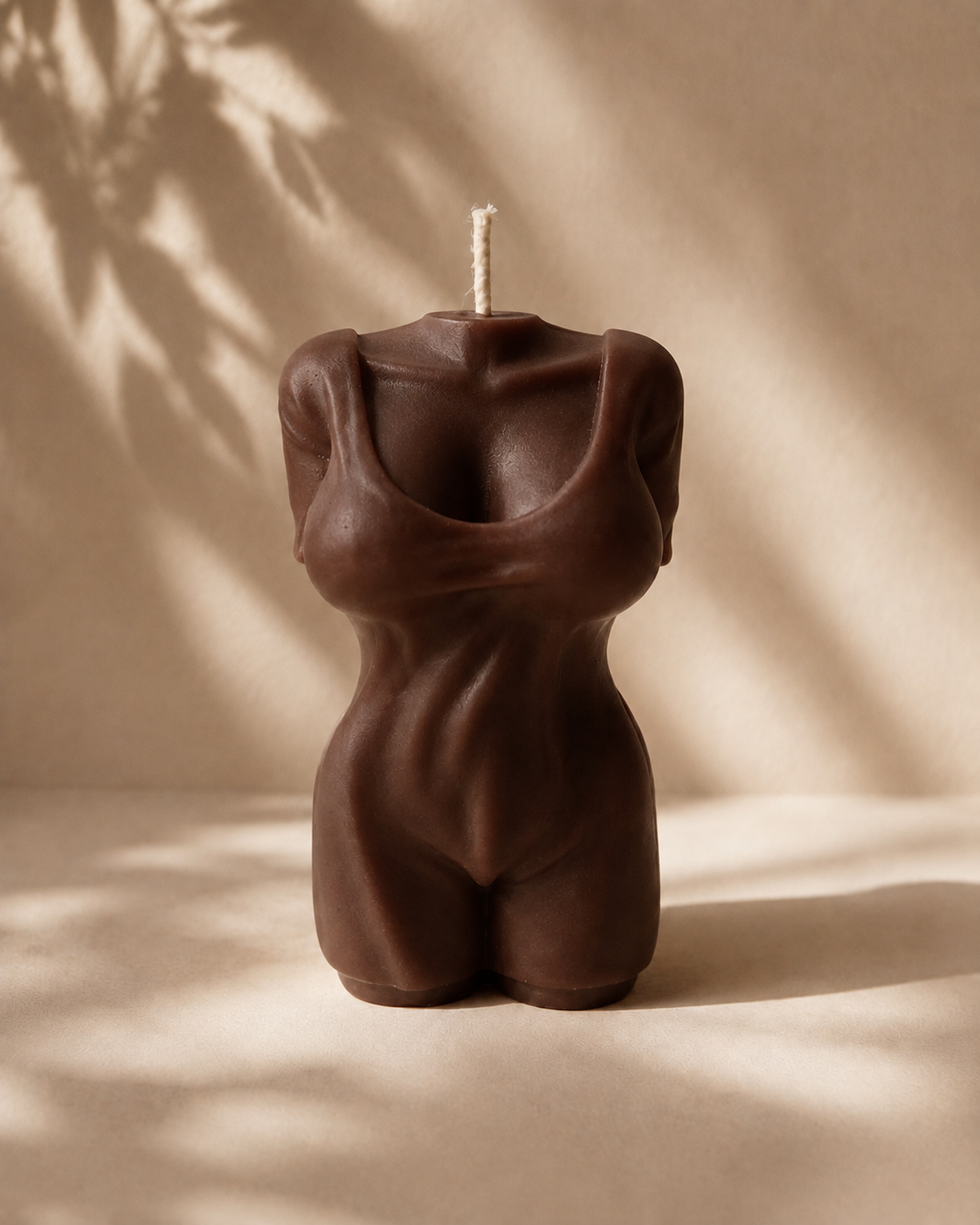 Chocolate Curved Female Torso Candle – The Coven Bx