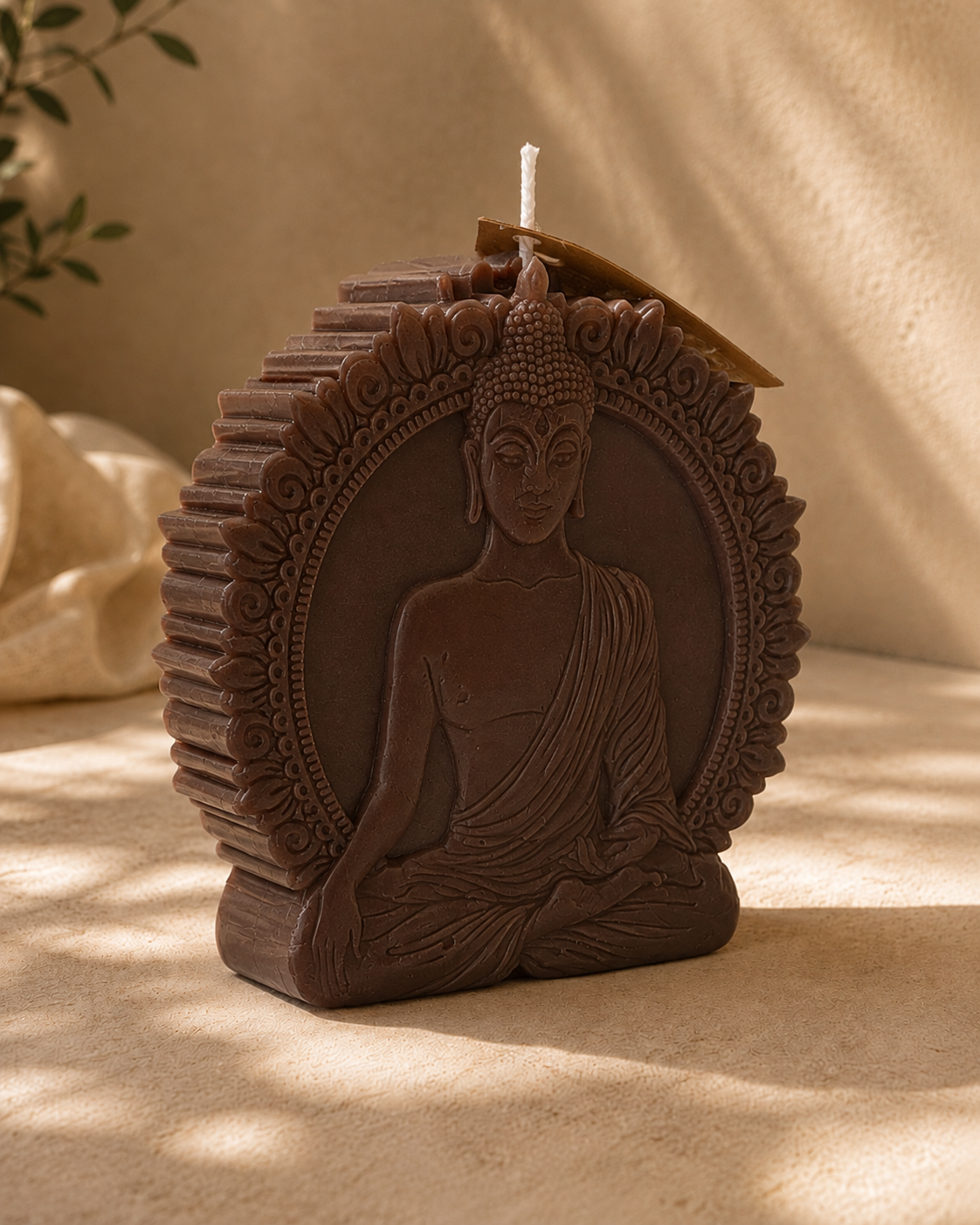 Chocolate Buddha Relief Candle – The Coven Bx