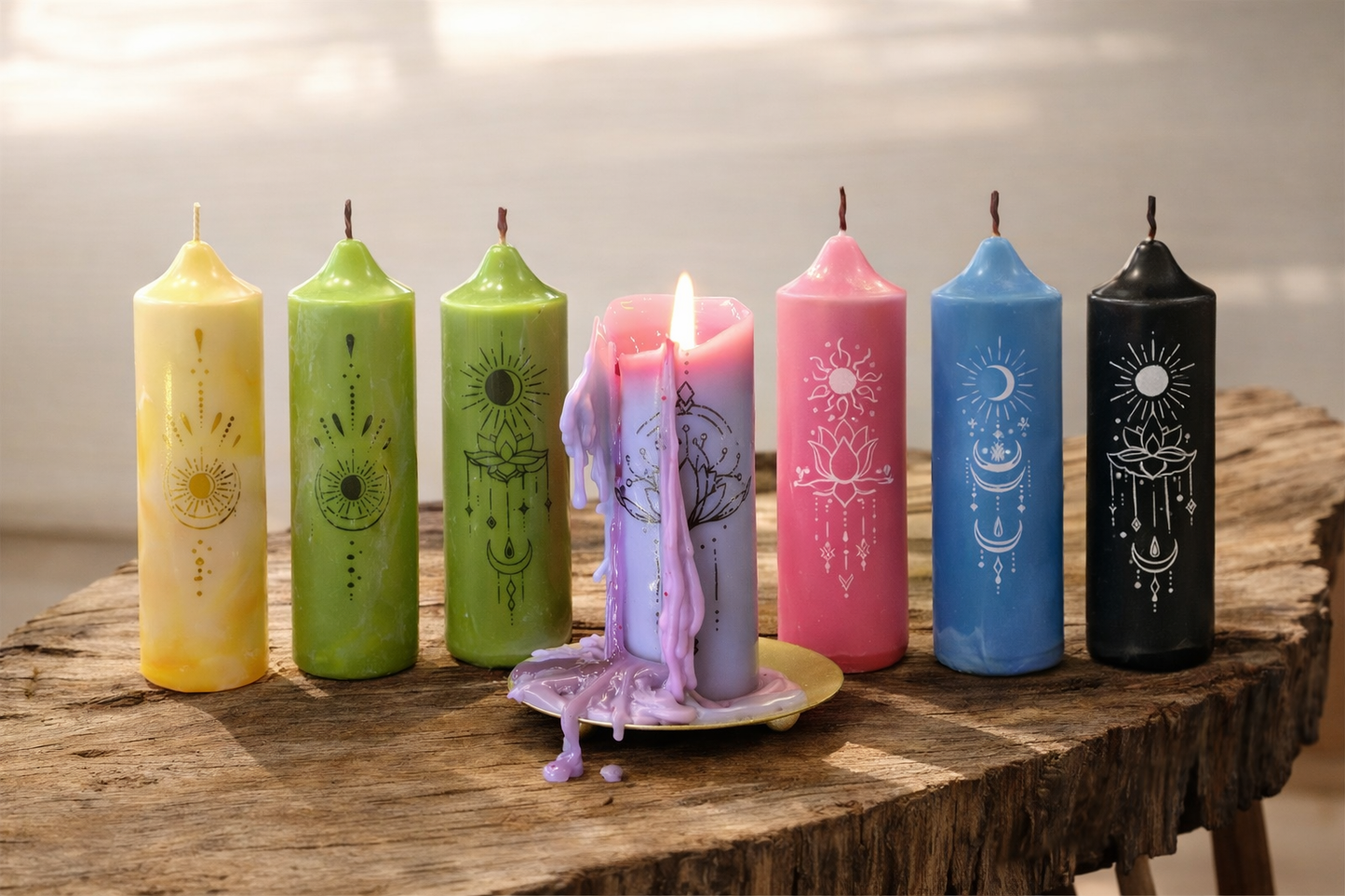 Celestial Colour Changing Pillar - Small
